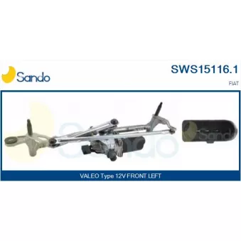 Système de nettoyage des vitres SANDO SWS15116.1