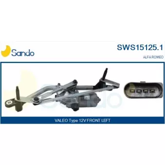 Système de nettoyage des vitres SANDO SWS15125.1