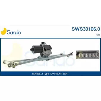 Système de nettoyage des vitres SANDO SWS30106.0