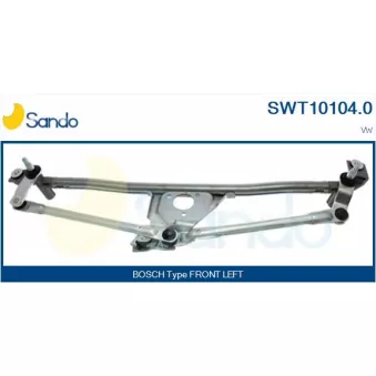 Tringlerie d'essuie-glace SANDO OEM 6X1955603A