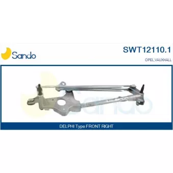 Tringlerie d'essuie-glace SANDO SWT12110.1