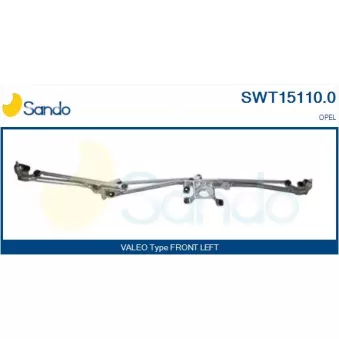 Tringlerie d'essuie-glace SANDO OEM 24450195