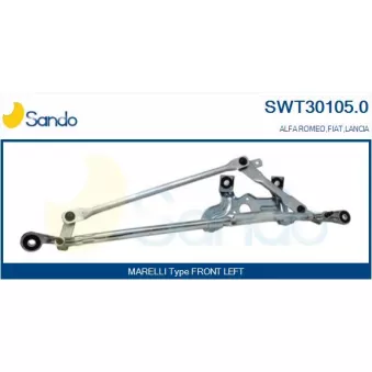 Tringlerie d'essuie-glace SANDO SWT30105.0