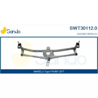 Tringlerie d'essuie-glace SANDO OEM 1U1955603C