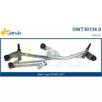Tringlerie d'essuie-glace SANDO OEM 288001683R