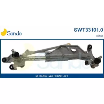 Tringlerie d'essuie-glace SANDO SWT33101.0