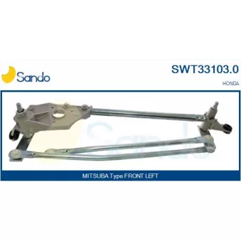 Tringlerie d'essuie-glace SANDO SWT33103.0