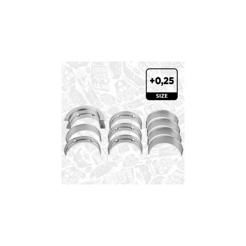 Kit de coussinet de vilebrequin ET ENGINETEAM LH002725 - Visuel 1