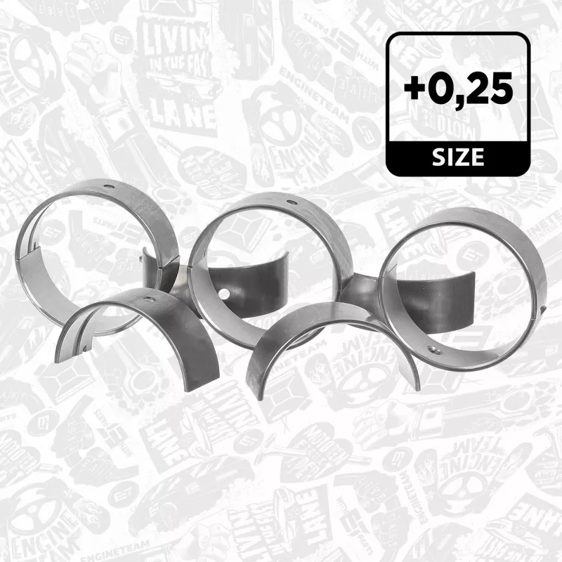 Kit de coussinet de vilebrequin ET ENGINETEAM LH007125 - Visuel 2