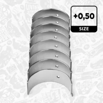 Kit de coussinets de bielle ET ENGINETEAM LP002450 pour MAZDA 3 2.0 MZR-CD - 143cv