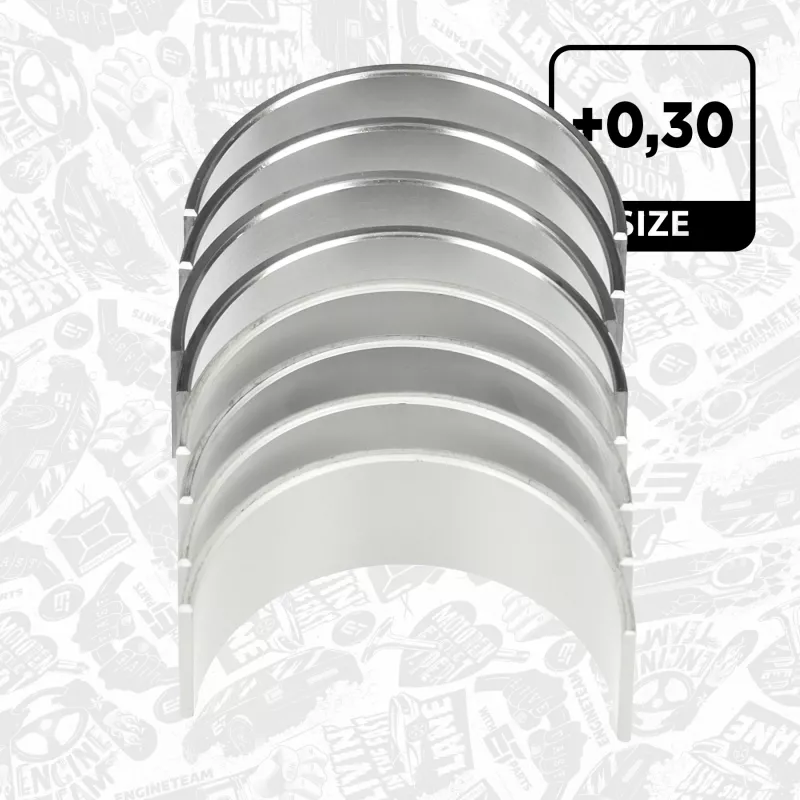 Kit de coussinets de bielle ET ENGINETEAM LP006730 - Visuel 1