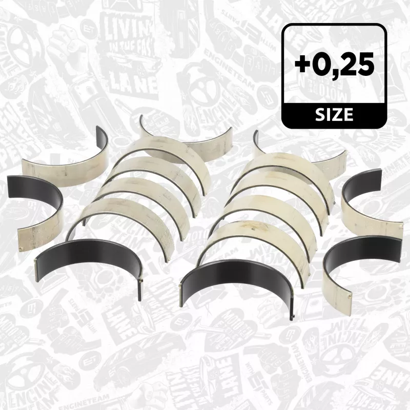 Kit de coussinets de bielle ET ENGINETEAM LP007725 - Visuel 2