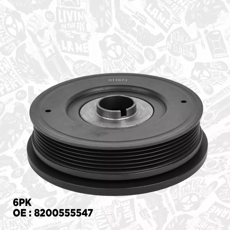 Poulie, vilebrequin ET ENGINETEAM PC0004 - Visuel 2