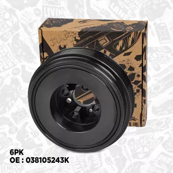 Poulie, vilebrequin ET ENGINETEAM OEM 038105243K