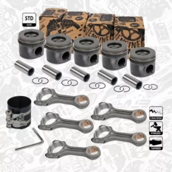 Kit de pistons ET ENGINETEAM PM005300VR1 pour FORD RANGER 3.2 TDCi 4x4 - 200cv