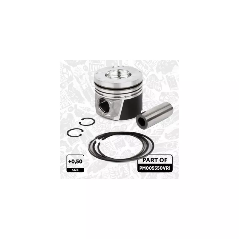 Kit de pistons ET ENGINETEAM PM005550VR1 - Visuel 1