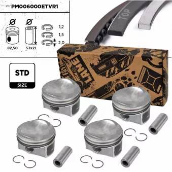 Kit de pistons ET ENGINETEAM OEM 06h107099ae