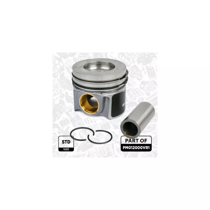 Kit de pistons ET ENGINETEAM PM012000VR1 - Visuel 1