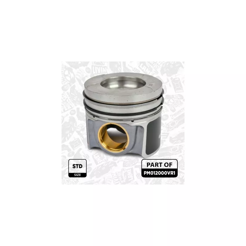 Kit de pistons ET ENGINETEAM PM012000VR1 - Visuel 2