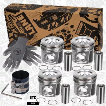Kit de pistons ET ENGINETEAM PM014100VR1 pour MITSUBISHI OUTLANDER 33S15. 35S15. 35C15 - 146cv