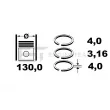 ET ENGINETEAM R1001100 - Jeu de segments de pistons