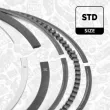 Jeu de segments de pistons ET ENGINETEAM [R1003700]