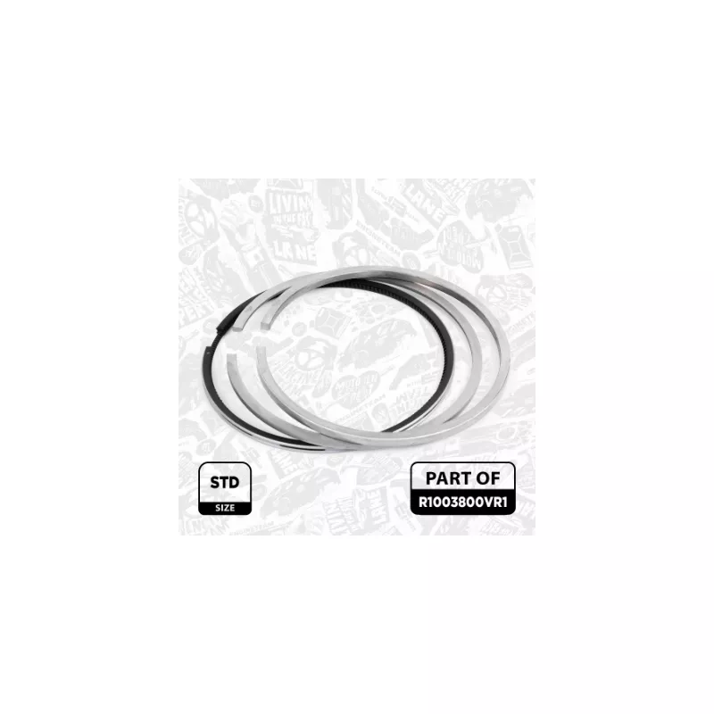 Jeu de segments de pistons ET ENGINETEAM R1003800VR1 - Visuel 1