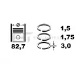 ET ENGINETEAM R1004200 - Jeu de segments de pistons