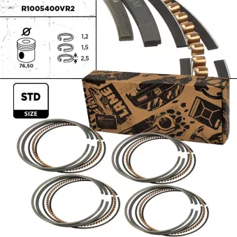 Jeu de segments de pistons ET ENGINETEAM OEM 030107311M