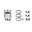 ET ENGINETEAM R1005900 - Jeu de segments de pistons