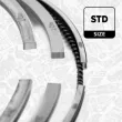 Jeu de segments de pistons ET ENGINETEAM [R1010700]