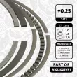 ET ENGINETEAM R1012025VR1 - Jeu de segments de pistons