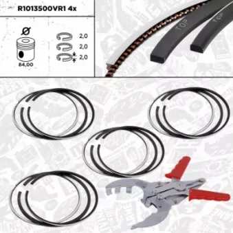 ET ENGINETEAM R1013500VR1 - Jeu de segments de pistons