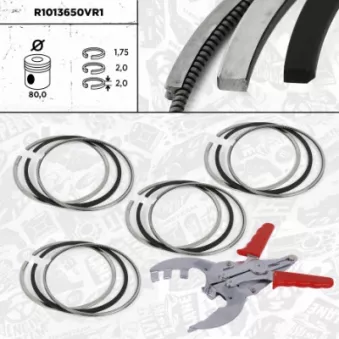 Jeu de segments de pistons ET ENGINETEAM R1013650VR1