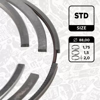 Jeu de segments de pistons ET ENGINETEAM R1014600