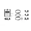 ET ENGINETEAM R4000650 - Jeu de segments de pistons