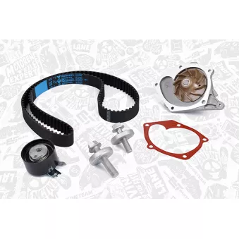 Pompe à eau + kit de courroie crantée ET ENGINETEAM OEM 7701478031
