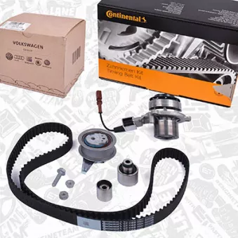 Pompe à eau + kit de courroie crantée ET ENGINETEAM OEM 04L121011N