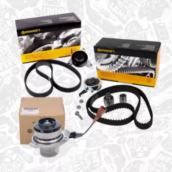Pompe à eau + kit de courroie crantée ET ENGINETEAM OEM 04L903315B