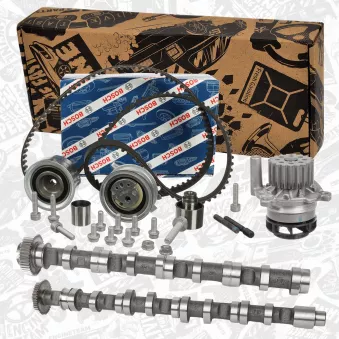 Pompe à eau + kit de courroie crantée ET ENGINETEAM OEM 03L121011P
