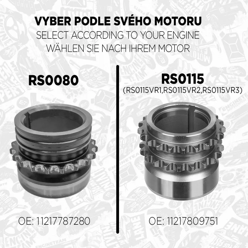 Kit de distribution par chaîne ET ENGINETEAM RS0080 - Visuel 2