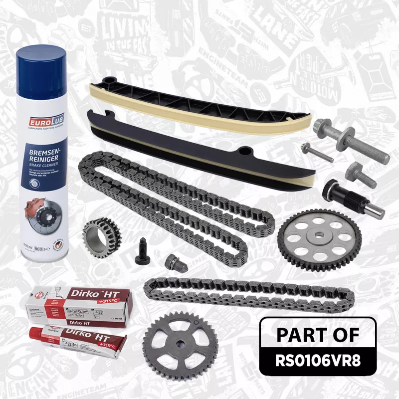 Kit de distribution par chaîne ET ENGINETEAM RS0106VR8 - Visuel 2