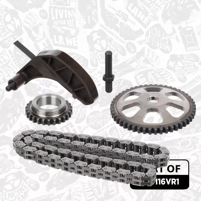 Kit de chaînes, commade de pompe à huile ET ENGINETEAM RS0116VR1 - Visuel 1