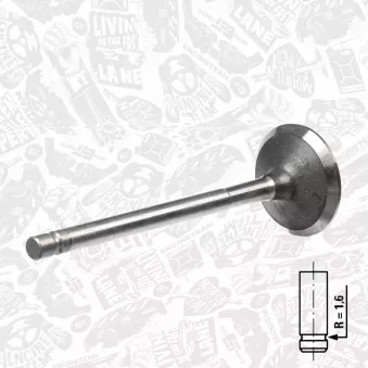 Soupape d'émission ET ENGINETEAM VE0080