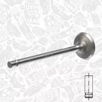 Soupape d'admission ET ENGINETEAM VI0017