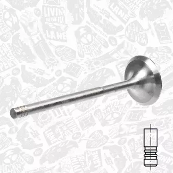 Soupape d'admission ET ENGINETEAM VI0075