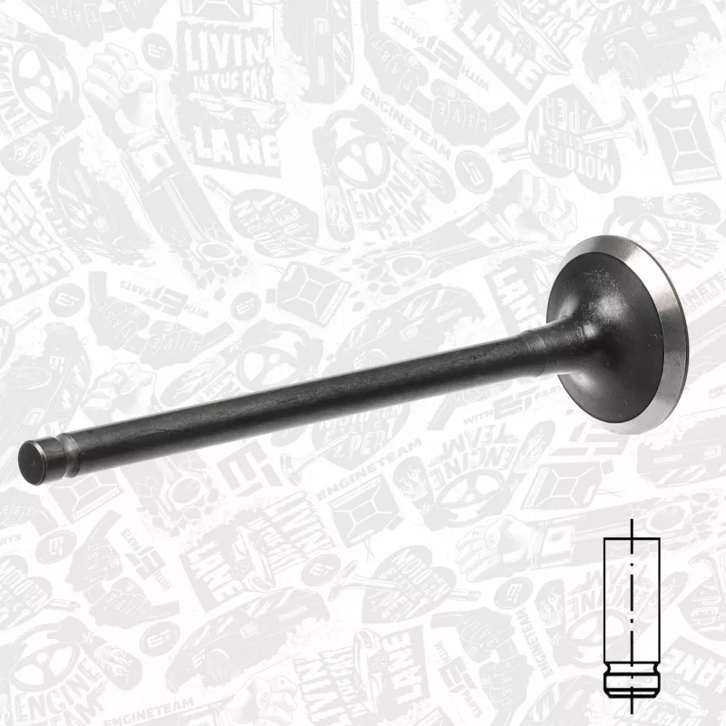 Soupape d'admission ET ENGINETEAM VI0113 - Visuel 1