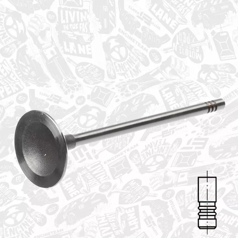Soupape d'admission ET ENGINETEAM VI0138 - Visuel 2