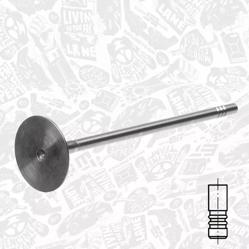 Soupape d'admission ET ENGINETEAM VI0156 - Visuel 2