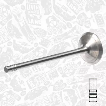 Soupape d'admission ET ENGINETEAM VI0160